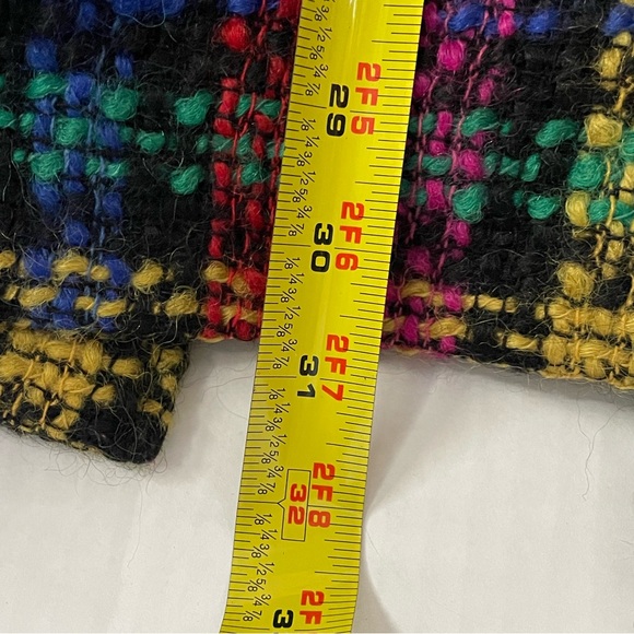 Vintage 80’s Roth Le Cover Sport Wool Rainbow Jacket Size 12 - Picture 7 of 10